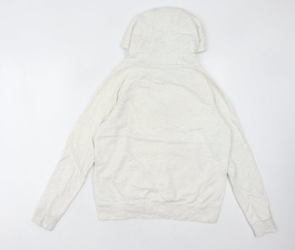 Nike Womens Ivory Pullover Hoodie Size 8 Regular Fit with Logo