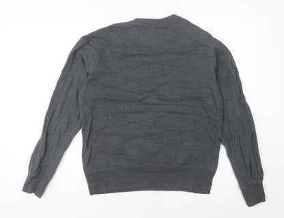 Champion Unisex Adults Grey M Pullover Sweatshirt Crew Neck Logo