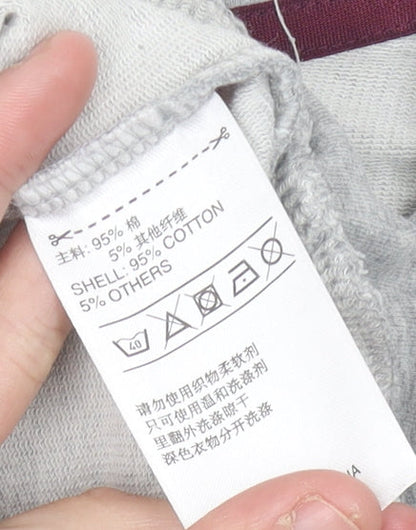 Adidas Women’s Grey Sweatshirt Size 10 UK Long Sleeve Crew Neck Sports Top