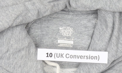 Nike Women’s Grey Hoodie Size 10 Athletic Dept Graphic Pullover