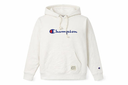 Womens UK Size M Champion White Pullover Hoodie