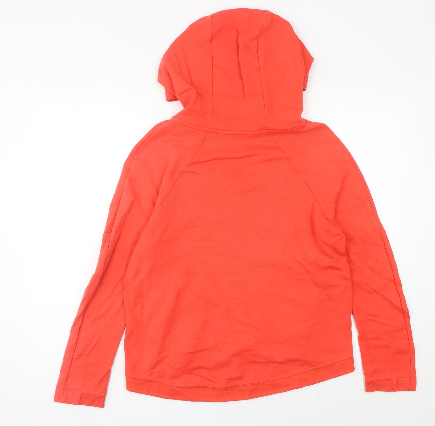 Nike Women’s Orange Pullover Hoodie Size 10 Regular Fit Activewear