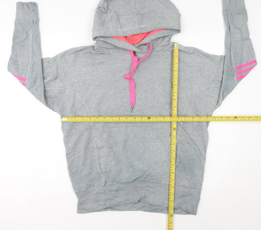 Adidas Women’s Grey Hoodie Size 10 Pullover Sportswear
