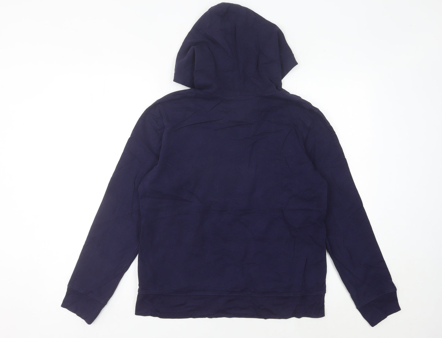 GAP Women’s Blue Pullover Hoodie M Long Sleeve Casual Logo Sweatshirt