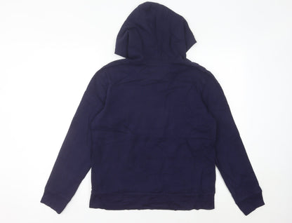 GAP Women’s Blue Pullover Hoodie M Long Sleeve Casual Logo Sweatshirt