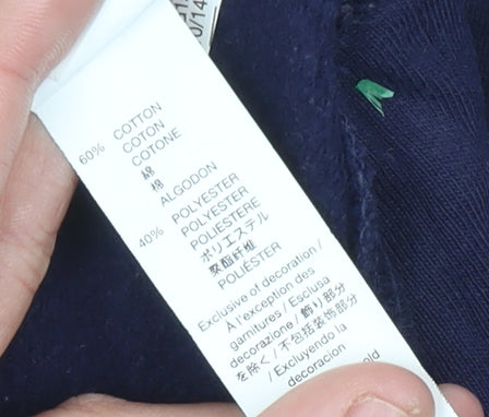 GAP Women’s Blue Pullover Hoodie M Long Sleeve Casual Logo Sweatshirt