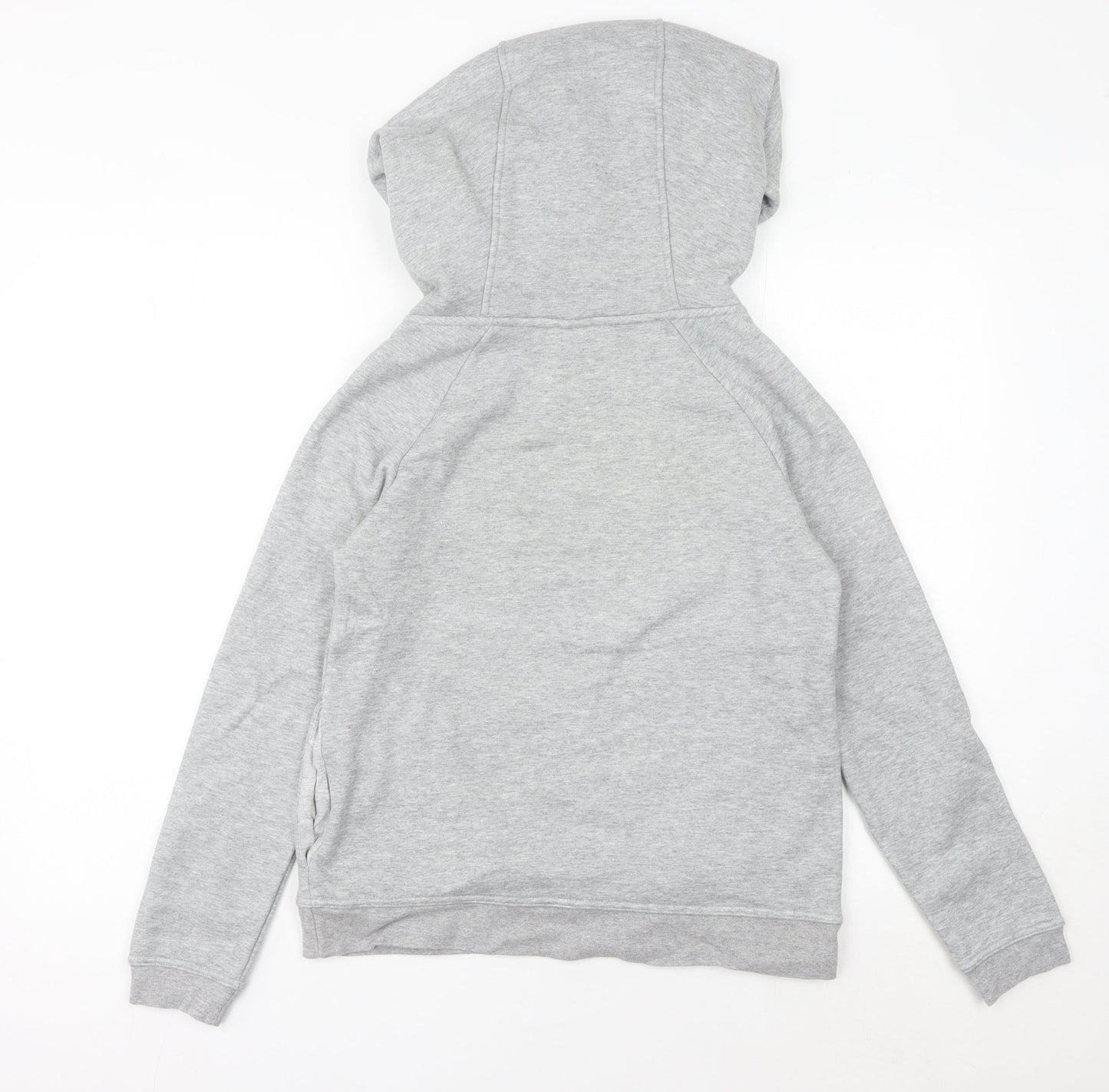 Nike Womens Grey Size 6 Pullover Hoodie Sweatshirt Logo Sportswear