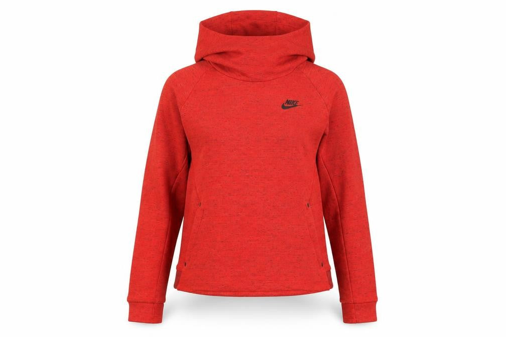 Womens UK Size 8 Nike Red Pullover Hoodie