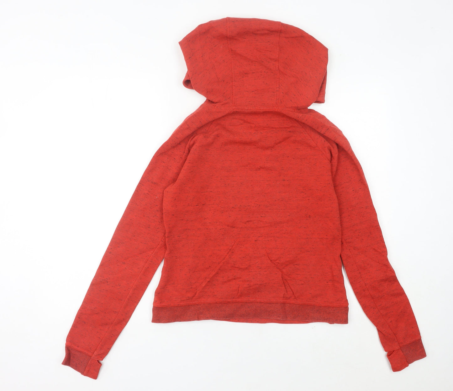 Nike Women’s Red Pullover Hoodie Size 8 UK Cotton Blend