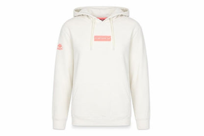 Womens UK Size 8 Kappa White Pullover Hoodie