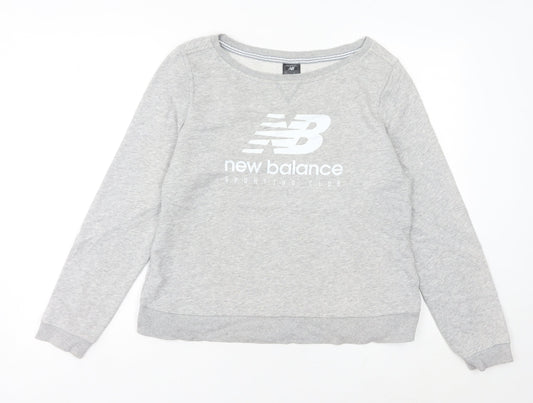 Womens UK Size 14 New Balance Grey Pullover Sweatshirt