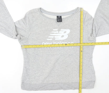 Womens UK Size 14 New Balance Grey Pullover Sweatshirt