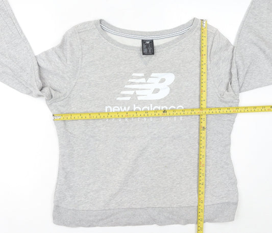 Womens UK Size 14 New Balance Grey Pullover Sweatshirt