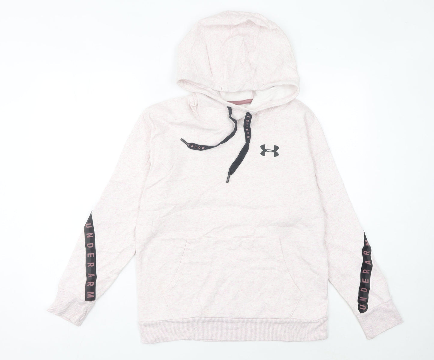 Womens UK Size 6 Under armour Pink Pullover Hoodie