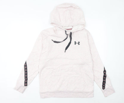 Womens UK Size 6 Under armour Pink Pullover Hoodie