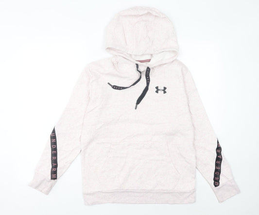 Womens UK Size 6 Under armour Pink Pullover Hoodie