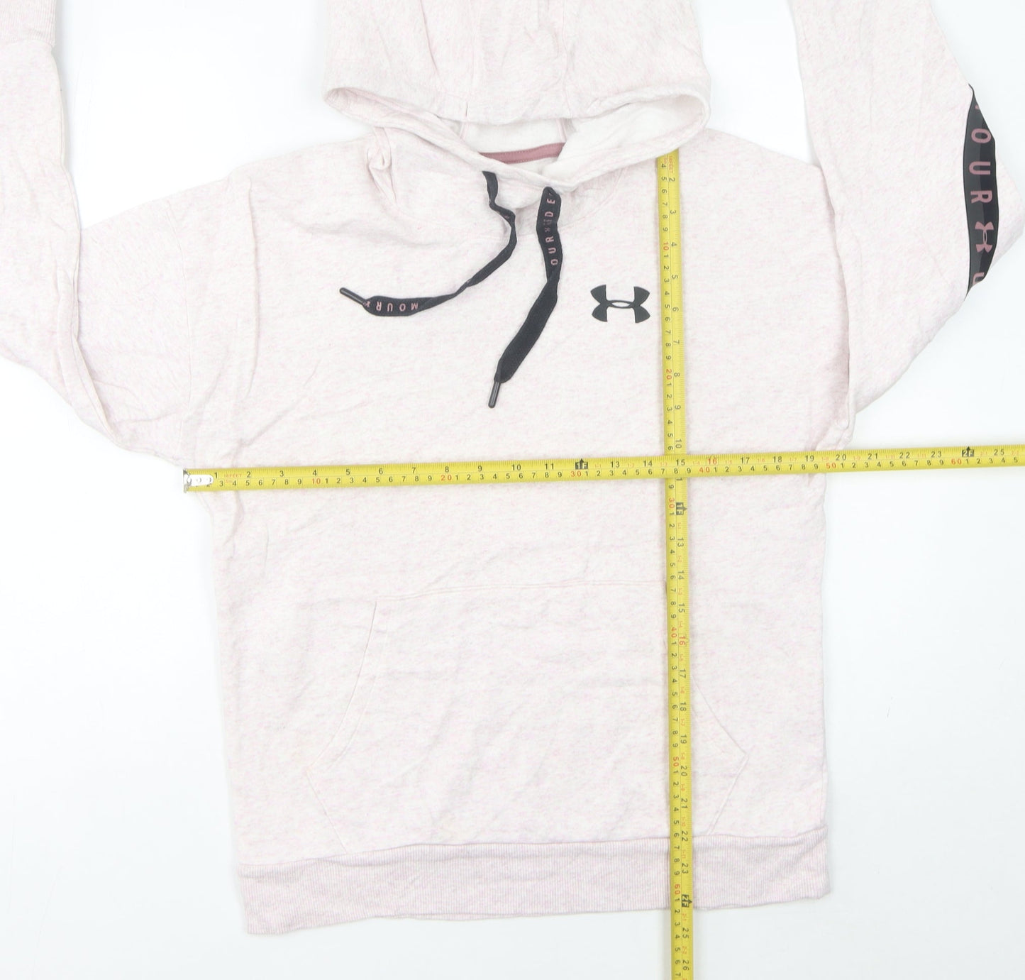 Womens UK Size 6 Under armour Pink Pullover Hoodie