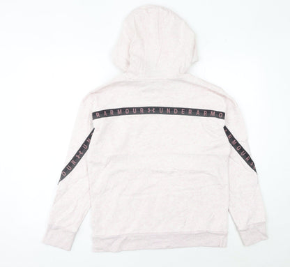 Womens UK Size 6 Under armour Pink Pullover Hoodie