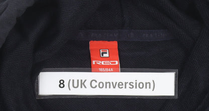 Fila Women's Blue Pullover Hoodie Size 8 Logo Embroidered Casual