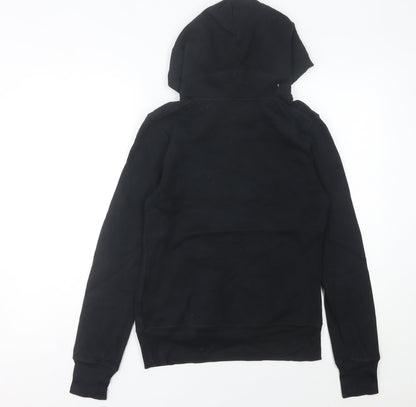 Nike Womens Black Hoodie Size 8 Pullover Sportswear Sweatshirt