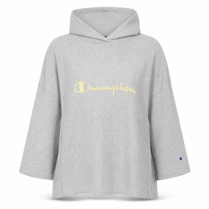 Womens UK Size 14 Champion Grey Pullover Hoodie