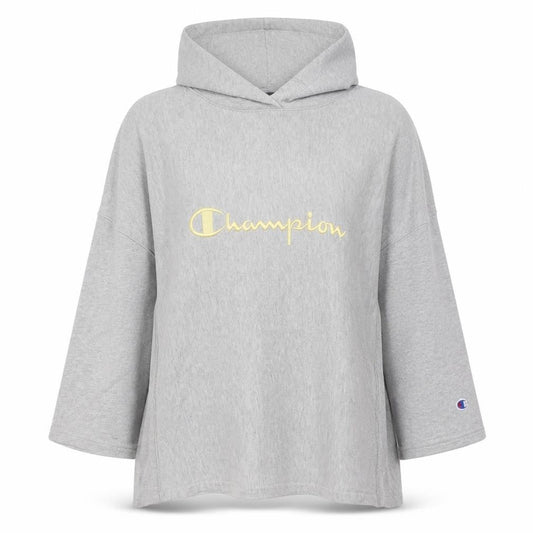 Womens UK Size 14 Champion Grey Pullover Hoodie