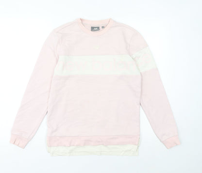 Womens UK Size 2XS New Balance Pink Pullover Sweatshirt