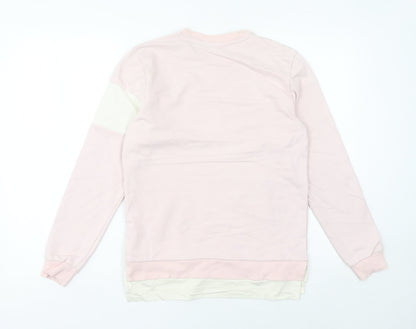 Womens UK Size 2XS New Balance Pink Pullover Sweatshirt