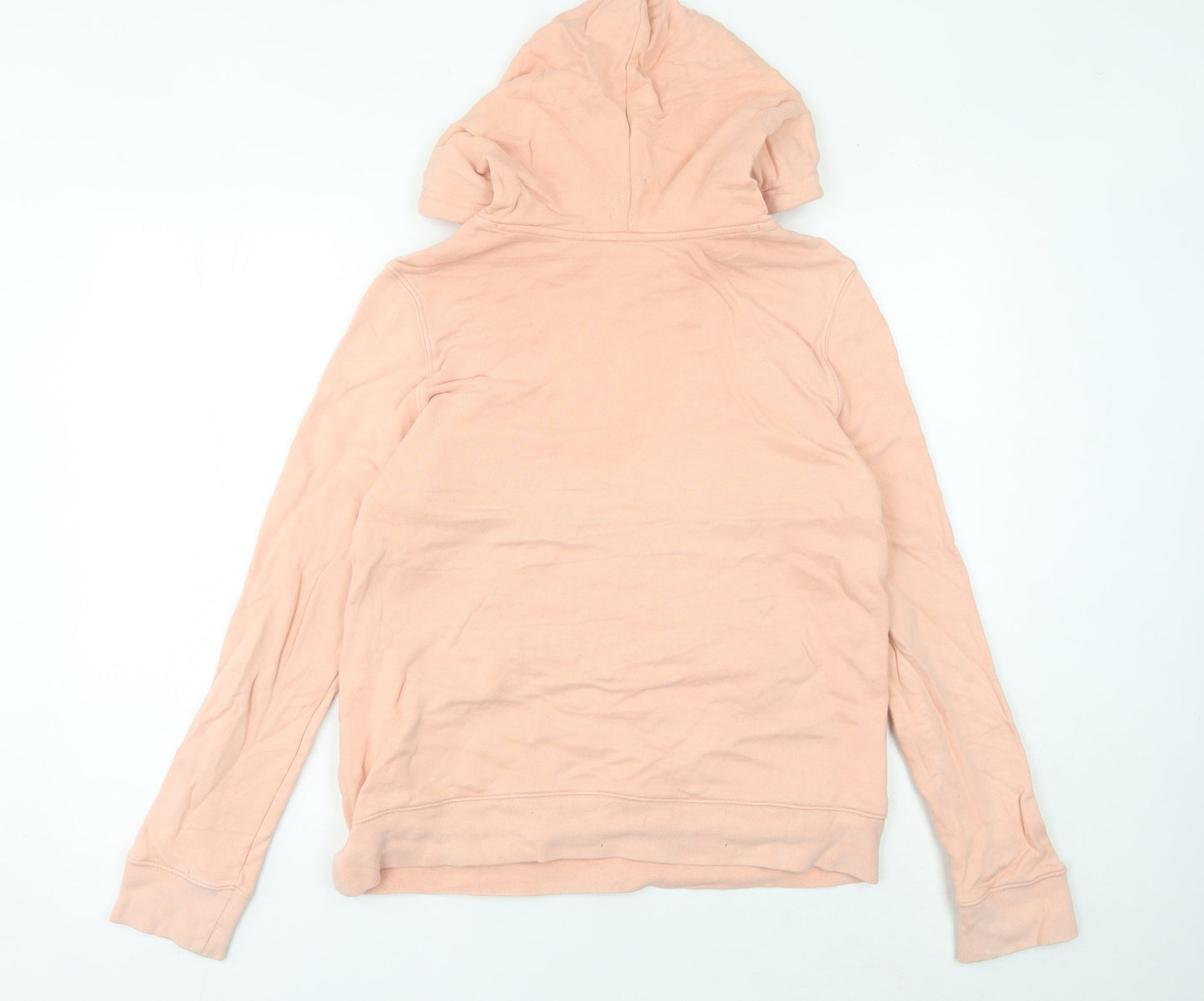 Adidas Womens Pink Pullover Hoodie Size 10 Logo Sports Casual