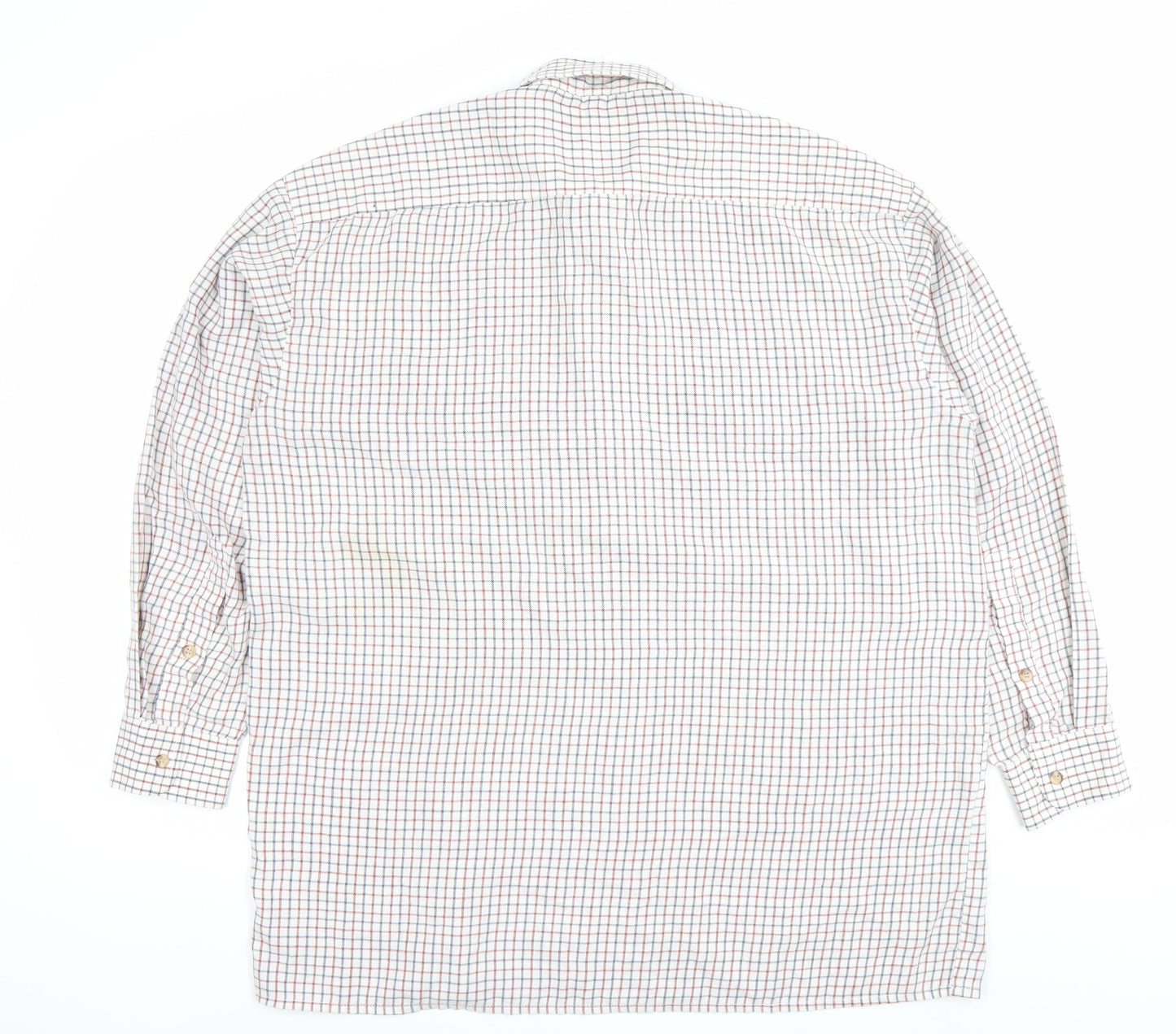 Taylor & Butler Mens Multicoloured Check Shirt L Long Sleeve Cotton