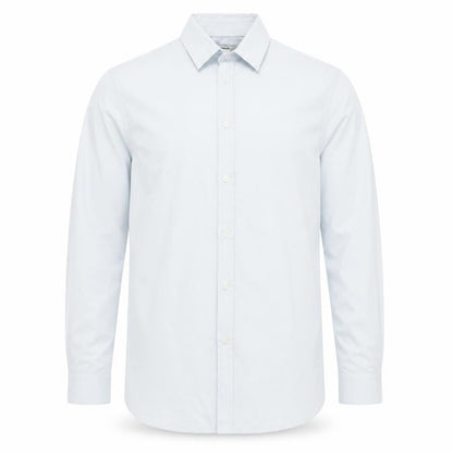Topman Men’s White Slim Fit Long Sleeve Button-Up Shirt Size S