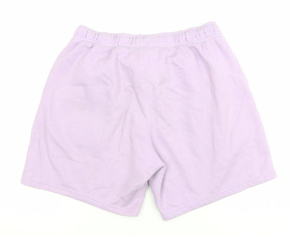 Champion Men's Purple Medium Sweat Shorts Elastic Waist Casual