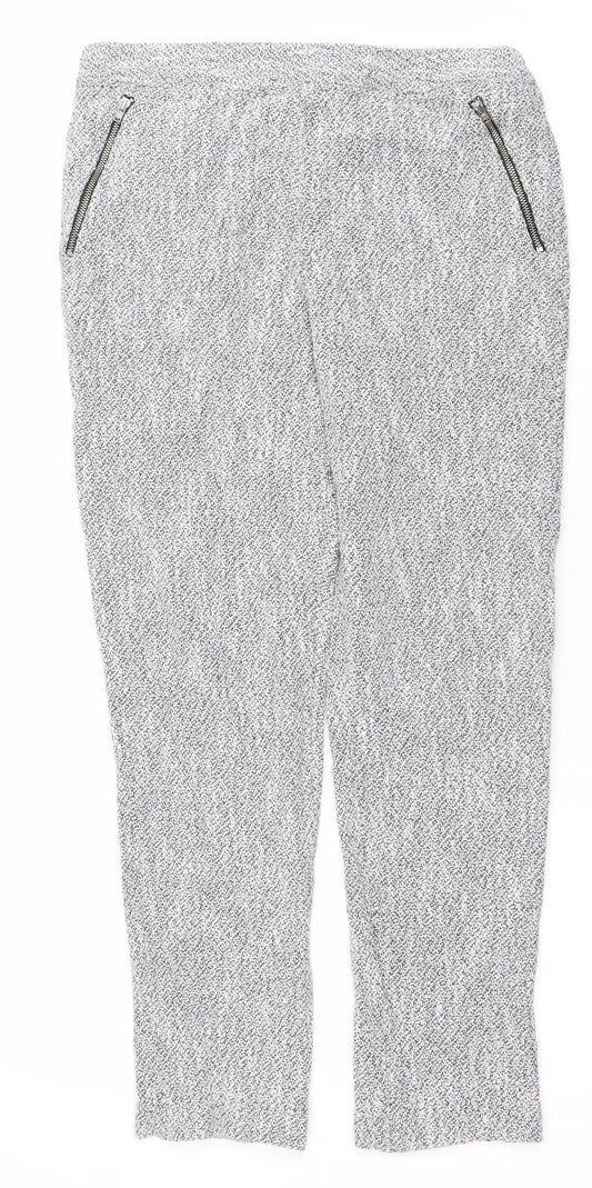 Womens UK Size 8 ASOS Regular Fit Jogger Grey Trousers