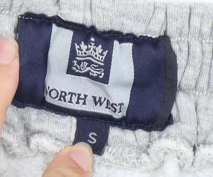 North West Men’s Grey Sweatpants Small Regular Fit Elastic Waist
