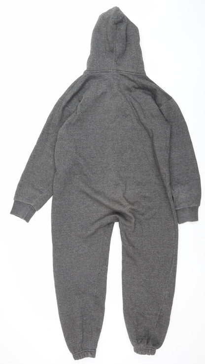 A2Z 4-Kids Boys Grey Full Zip Hoodie Onesie 11-12 Years Polyester Cotton