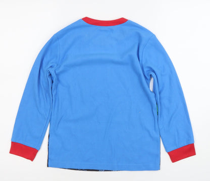 Marvel Boys Blue Avengers Long Sleeve Pyjama Top Size 8 Years