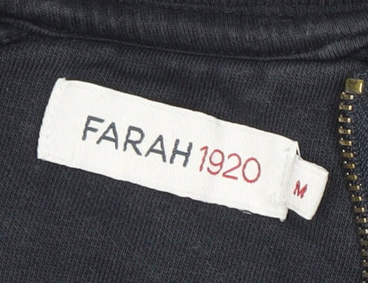 Mens UK Size M Farah Blue Pullover Sweatshirt