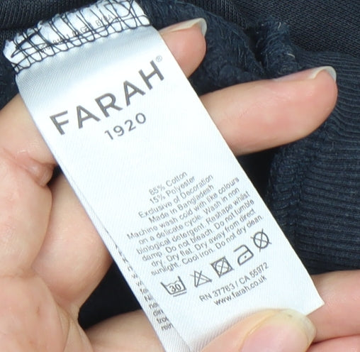Mens UK Size M Farah Blue Pullover Sweatshirt
