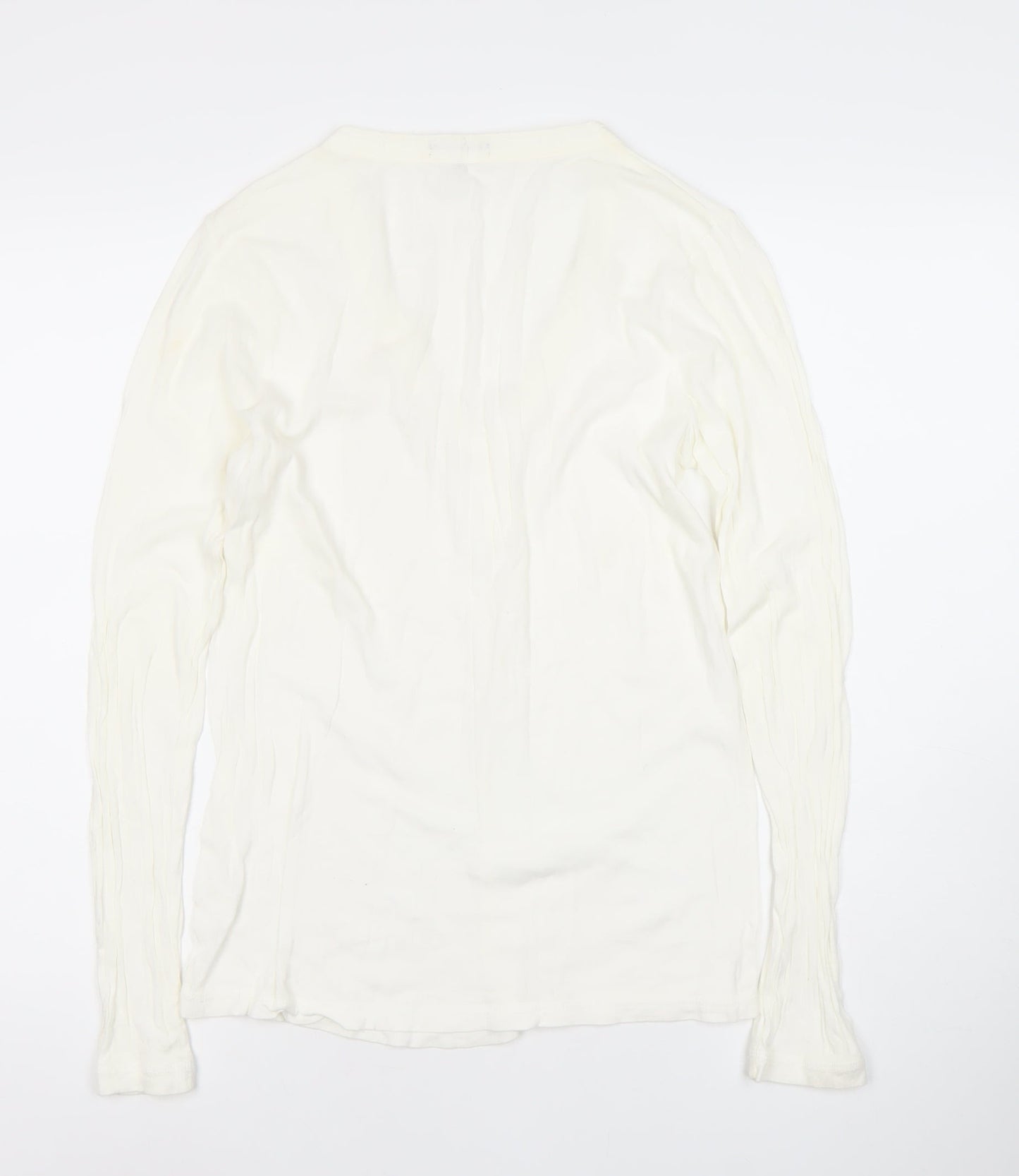 Gap Women’s Ivory Long Sleeve Cotton Blouse XL