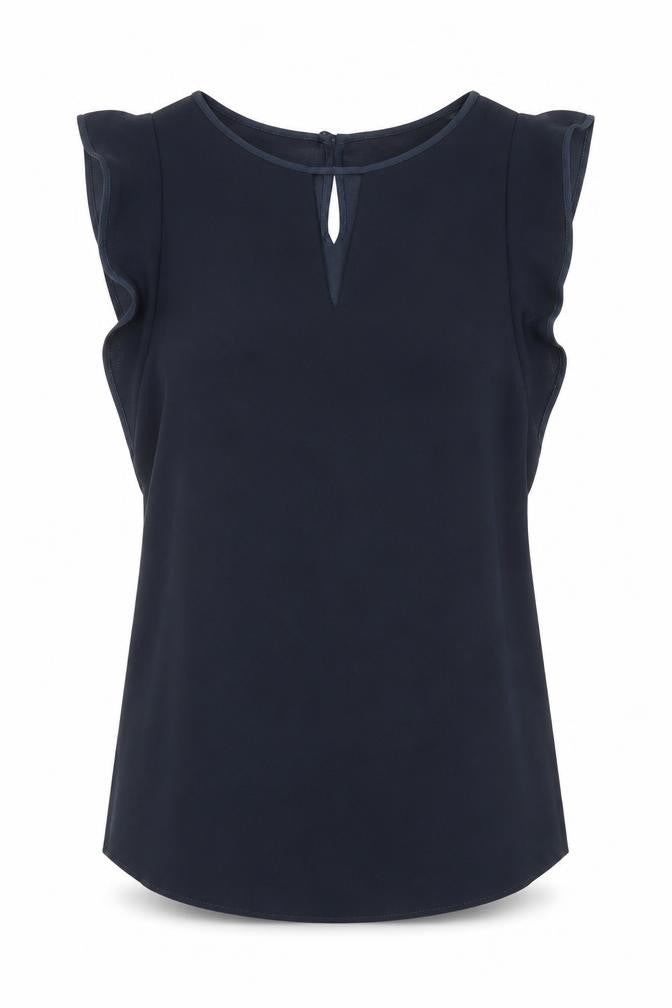 Womens UK Size 8 Dorothy Perkins Blue Basic Blouse