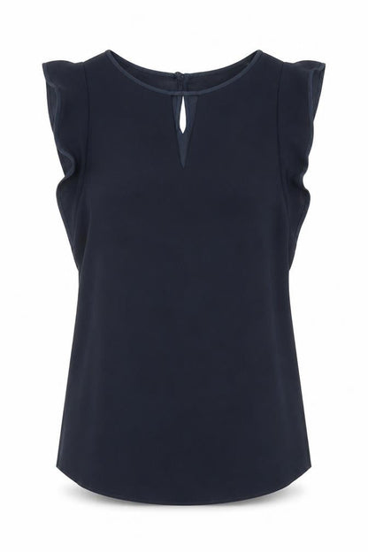 Womens UK Size 8 Dorothy Perkins Blue Basic Blouse