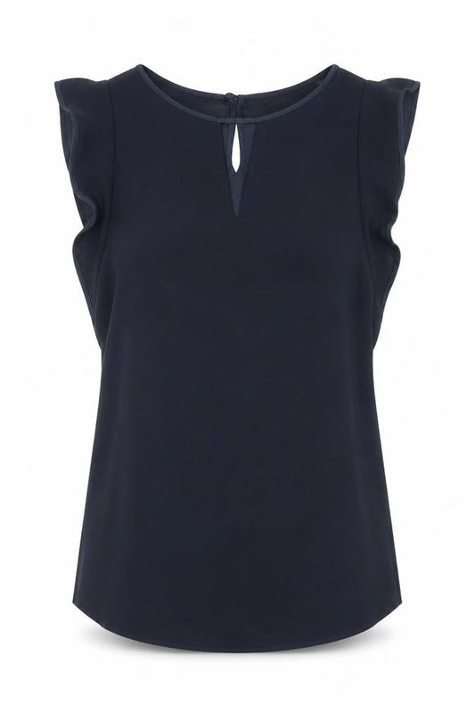 Womens UK Size 8 Dorothy Perkins Blue Basic Blouse