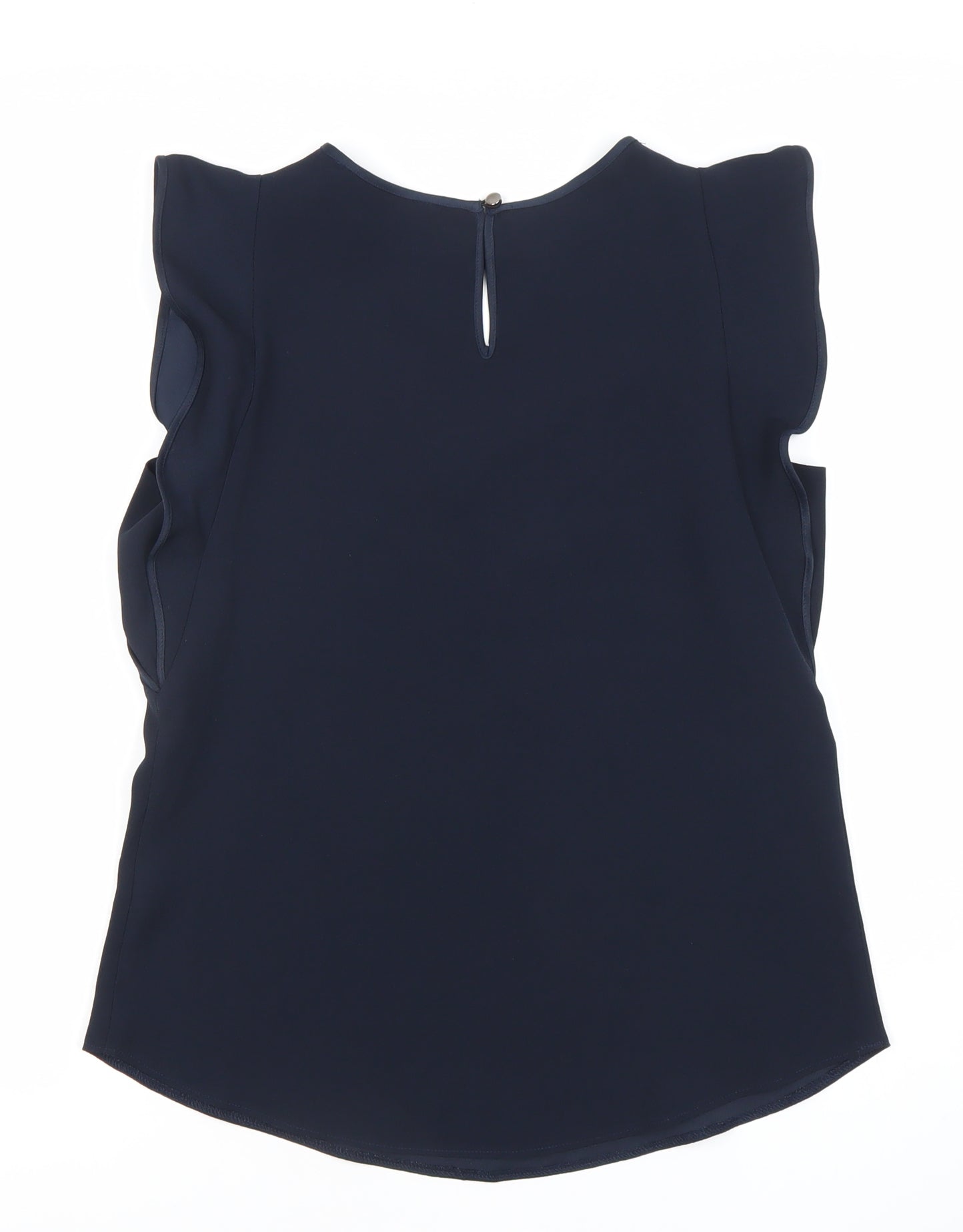 Womens UK Size 8 Dorothy Perkins Blue Basic Blouse