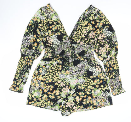 Womens UK Size 8 ASOS One-Piece Multicoloured Playsuit