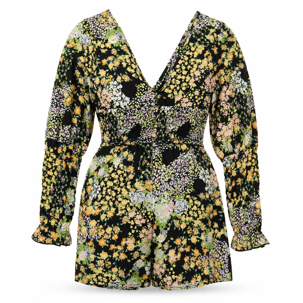 Womens UK Size 8 ASOS One-Piece Multicoloured Playsuit