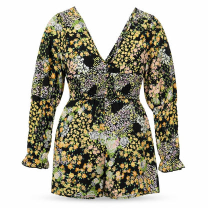 Womens UK Size 8 ASOS One-Piece Multicoloured Playsuit