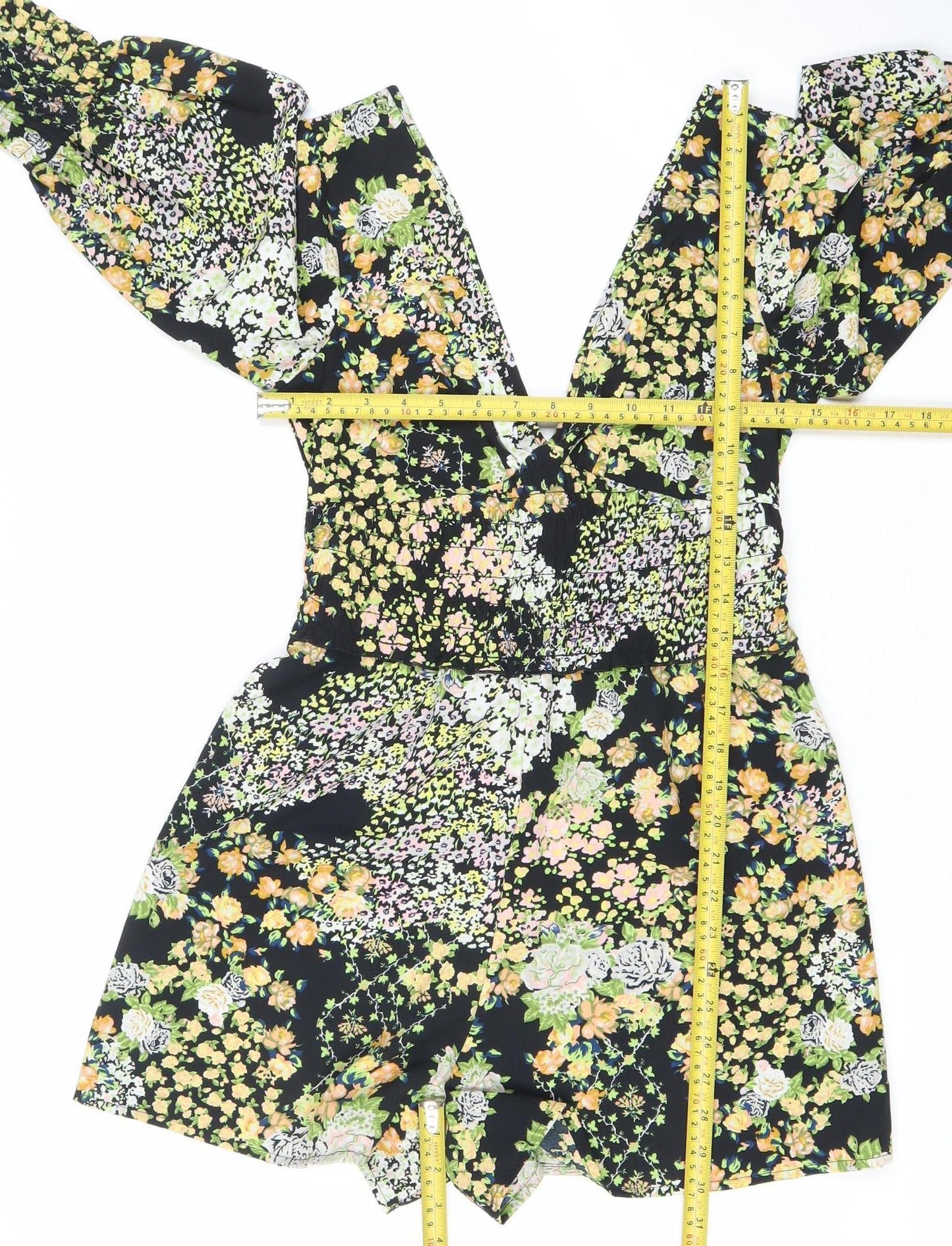 Womens UK Size 8 ASOS One-Piece Multicoloured Playsuit