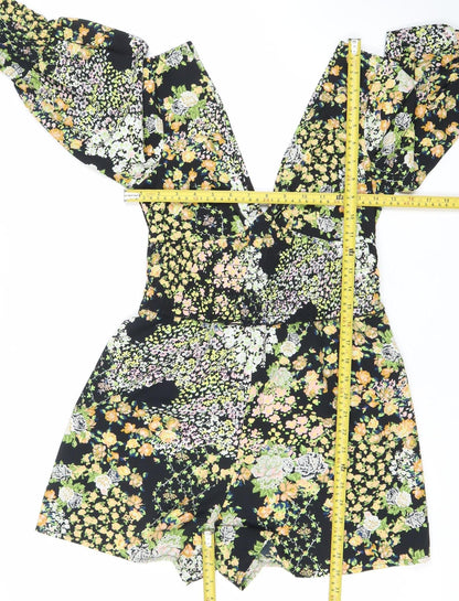 Womens UK Size 8 ASOS One-Piece Multicoloured Playsuit
