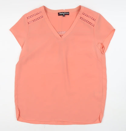 Womens UK Size 10 Rant & Rave Pink Tunic Blouse