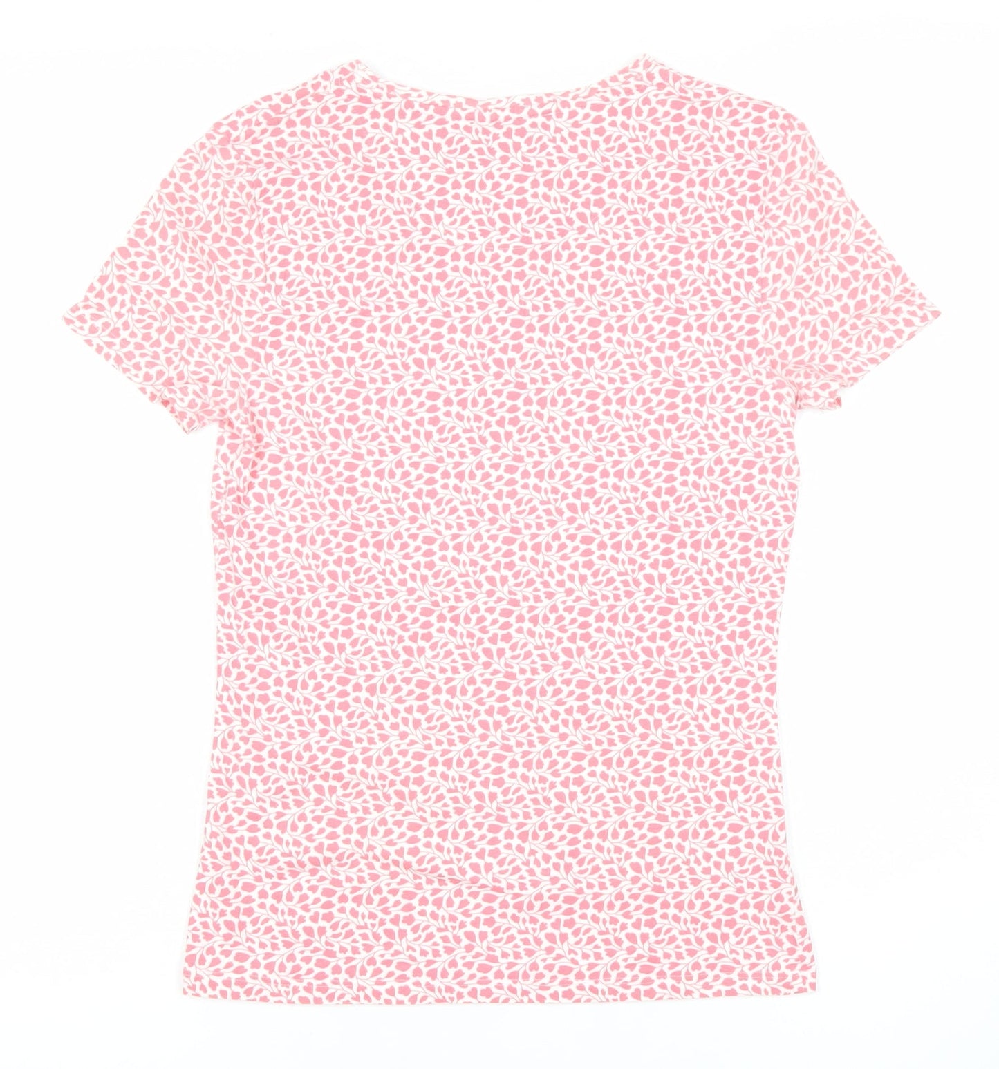 Womens UK Size 8 Marks and Spencer Pink Basic T-Shirt